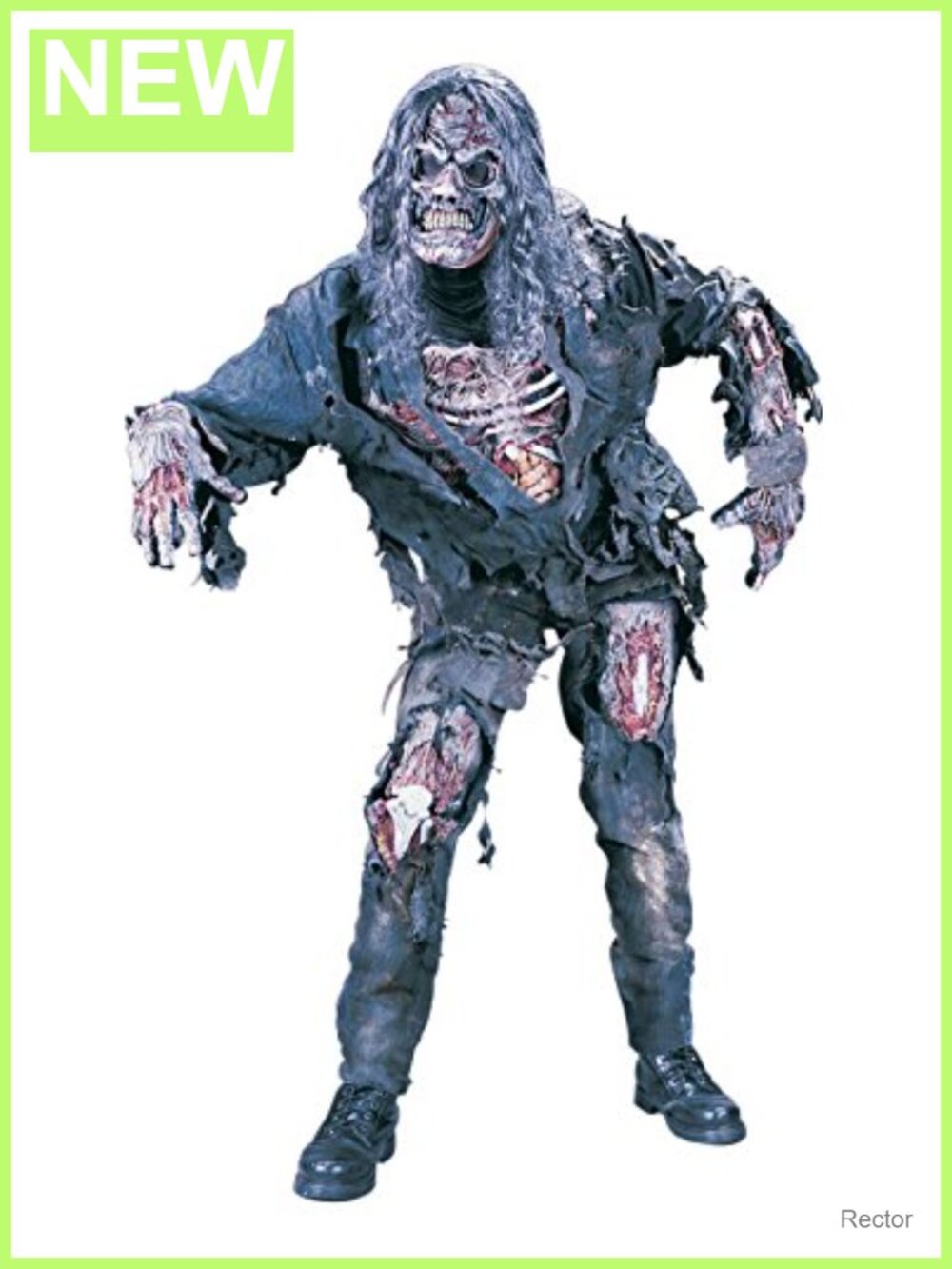 Men's Complete 3D Zombie Costume